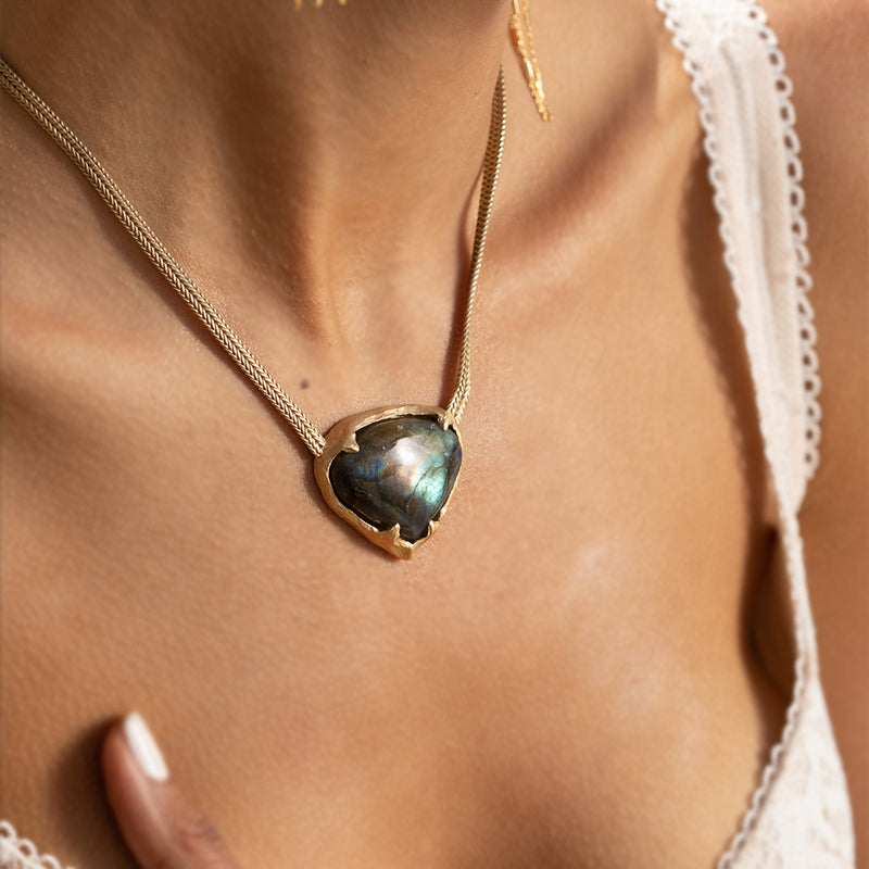 One Of a Kind Mystic Necklace - labradorite - Danielle Gerber Freedom Jewelry