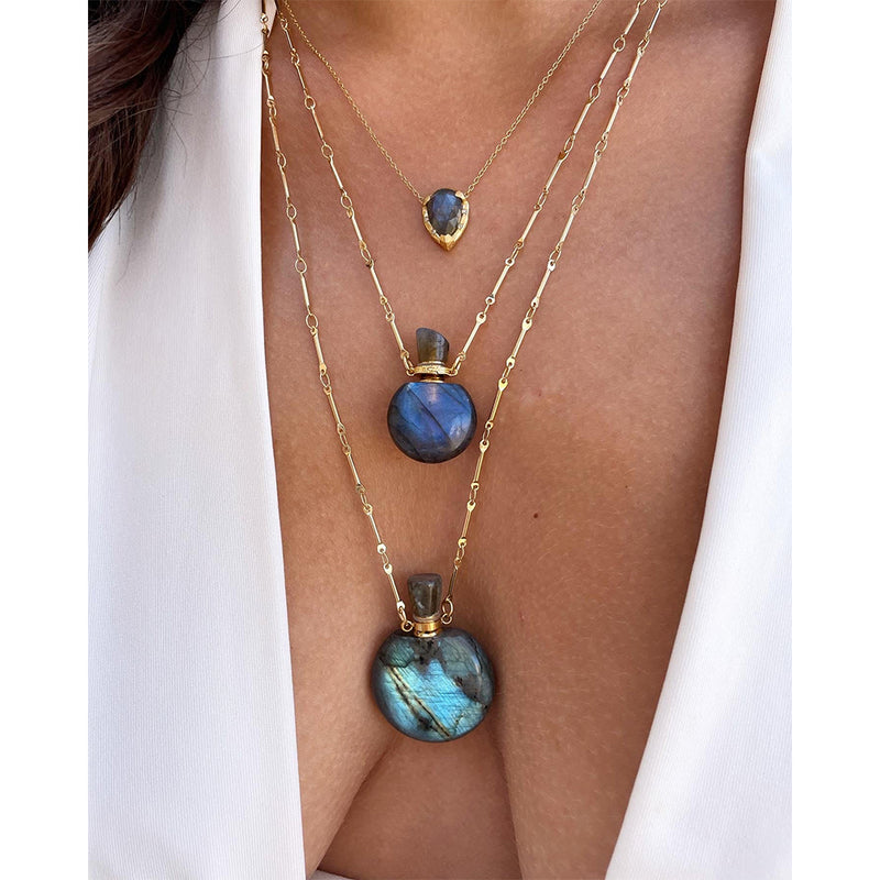 Potion in a bottle - Labradorite Medium Size