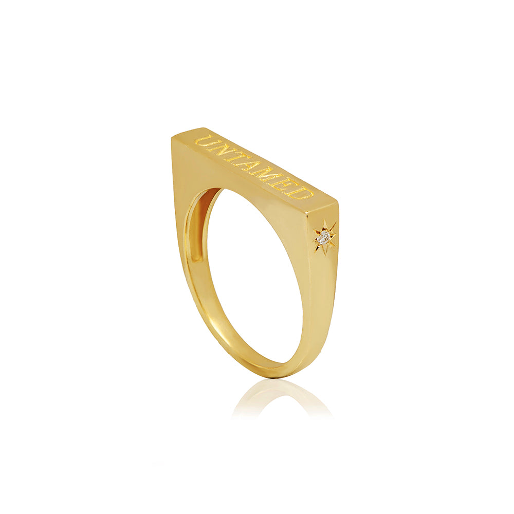 UNTAMED ring - 14K Gold &amp; Diamond - Danielle Gerber Freedom Jewelry