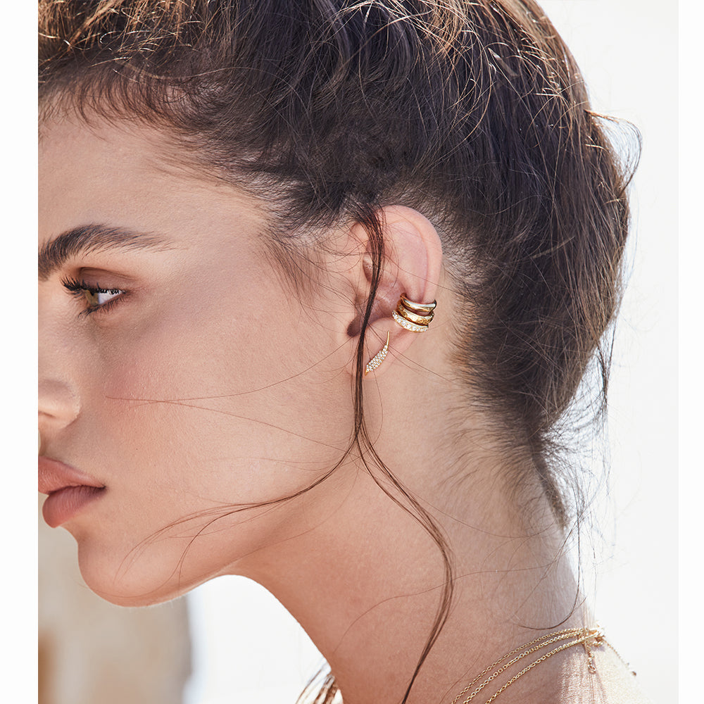Eden Ear Cuff & Diamonds - Danielle Gerber Freedom Jewelry